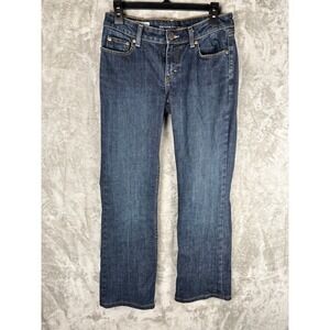 Banana Republic Womens 27 Bootcut Jeans Dark Wash Y2K Stretch Denim Casual